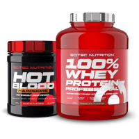 100% WHEY PROTEIN PROFESSIONAL + HOT BLOOD HARDCORE (SET)